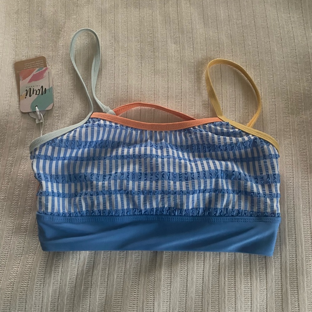 Nani Swimwear Colorful Bikini Top sz S